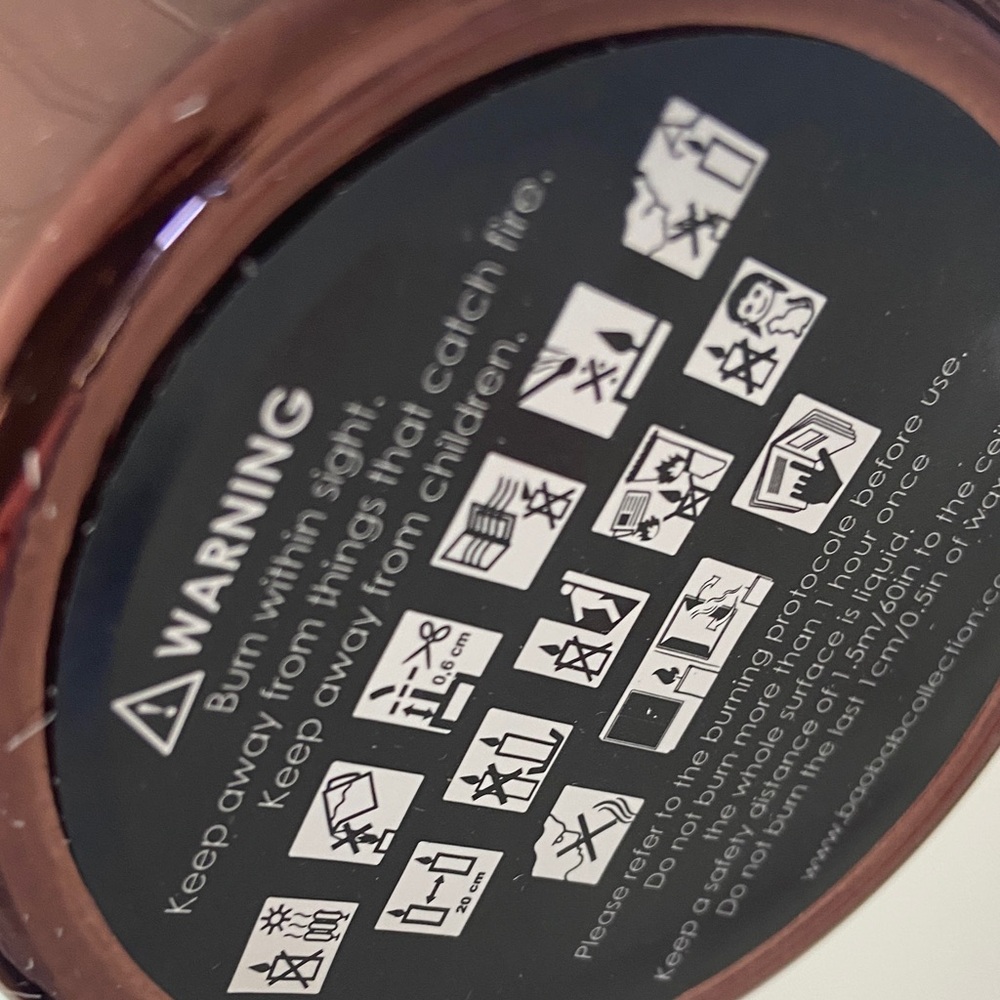 Baobab Collection Cyprium Candle in Black and Gold - Picture 10 of 12